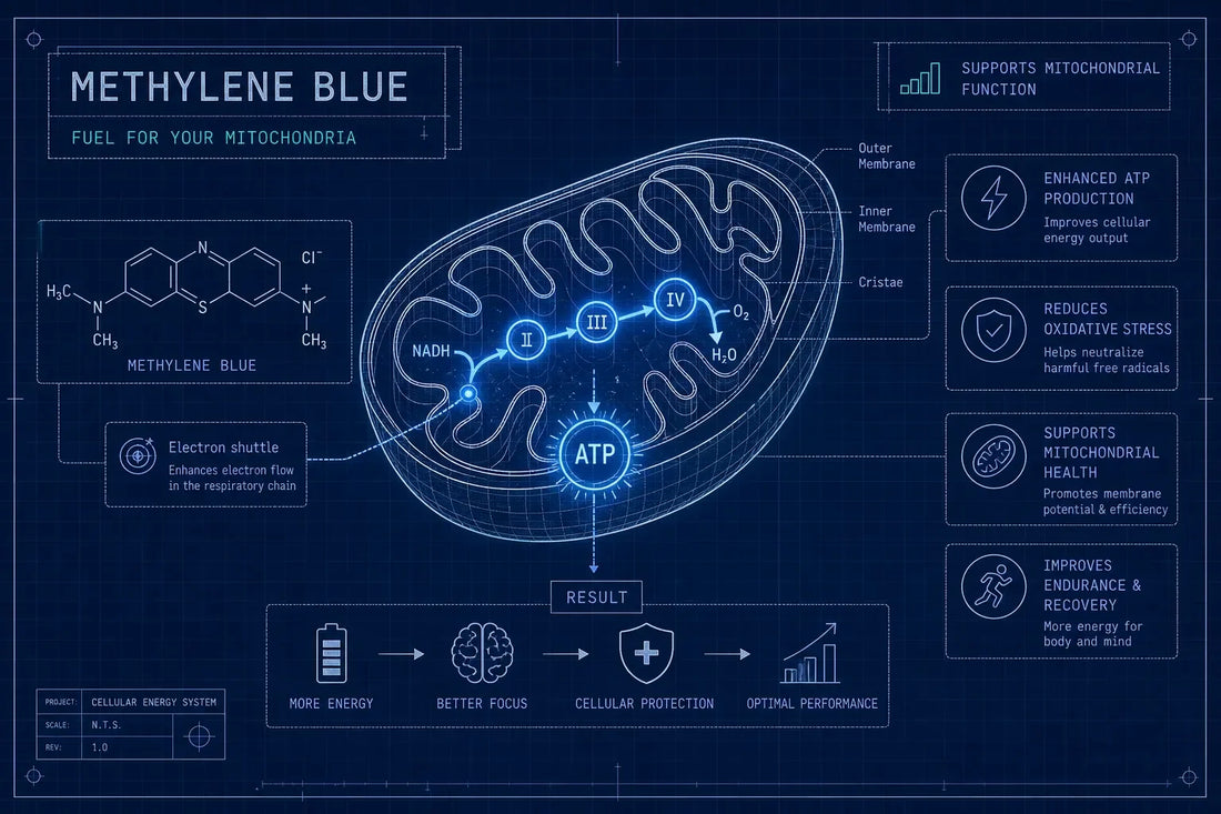 Is Methylene Blue a Mitochondrial Support Supplement? What the Research Shows