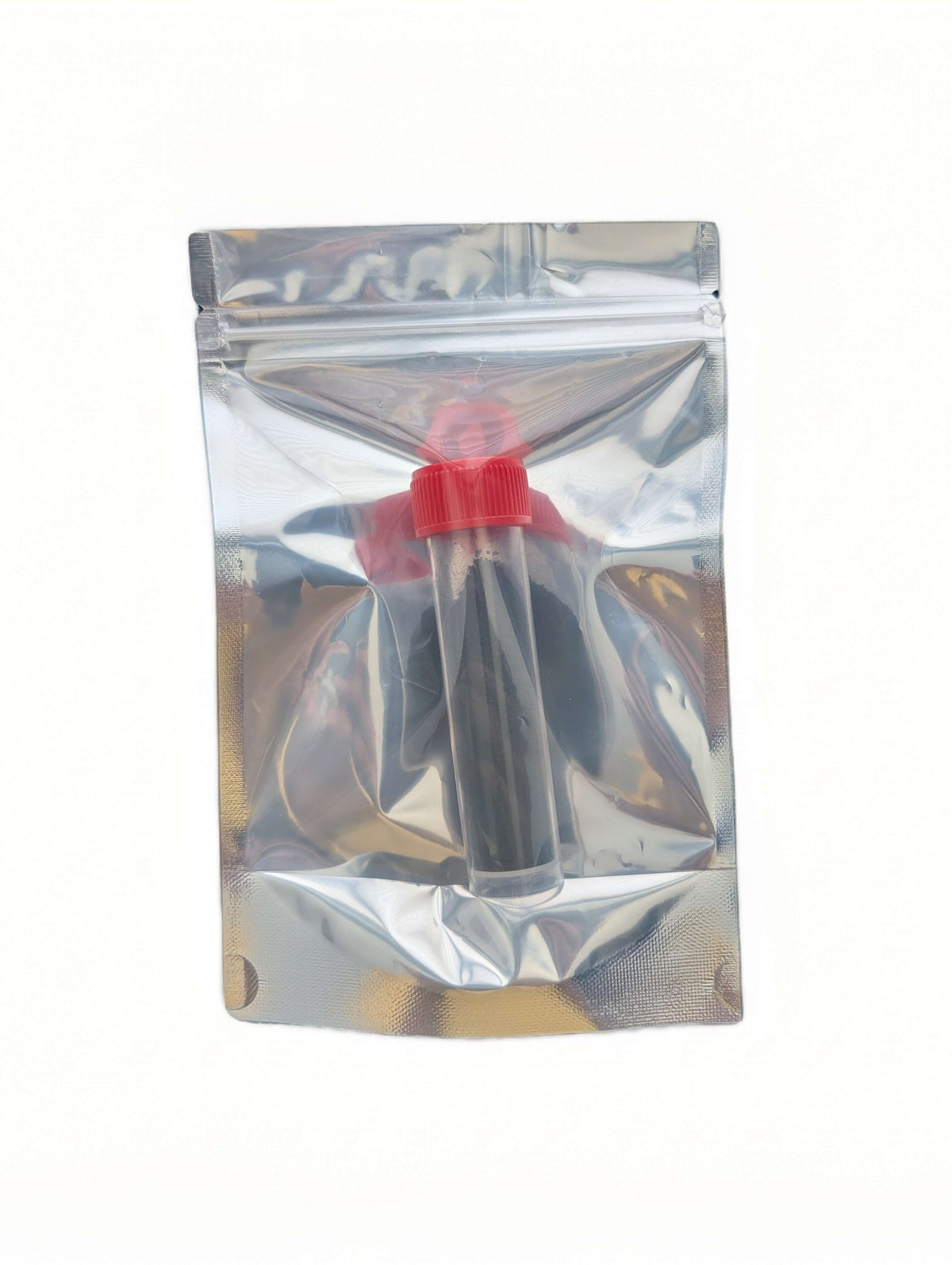 10g sample in a silver pouch