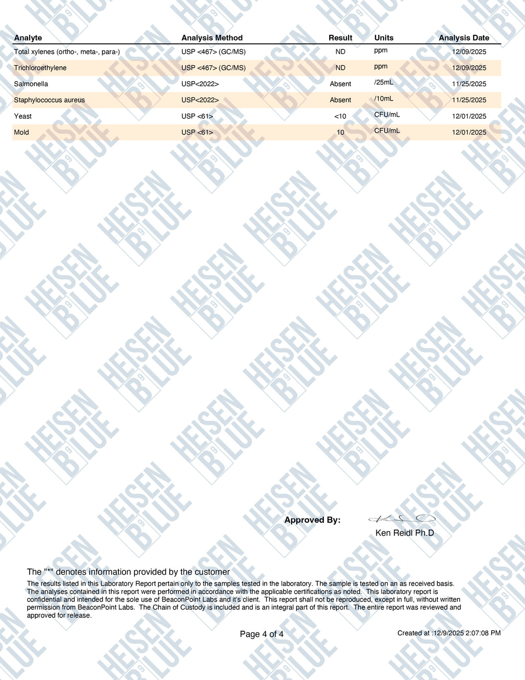 Methylene Blue 2% Solution - 120ml - Large